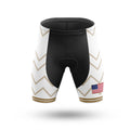 USA - Women V17 - White - Cycling Kit-Shorts Only-Global Cycling Gear