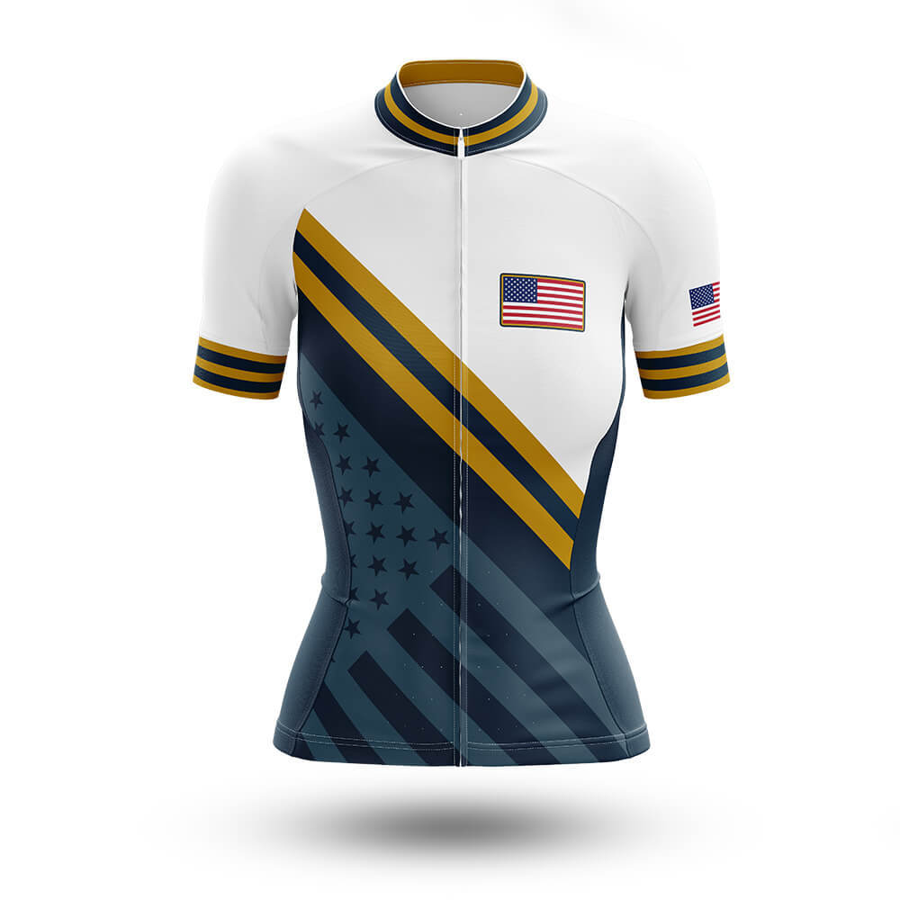 USA - Women V15 - Cycling Kit-Jersey Only-Global Cycling Gear