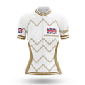 United Kingdom - Women V17 - White - Cycling Kit-Jersey Only-Global Cycling Gear