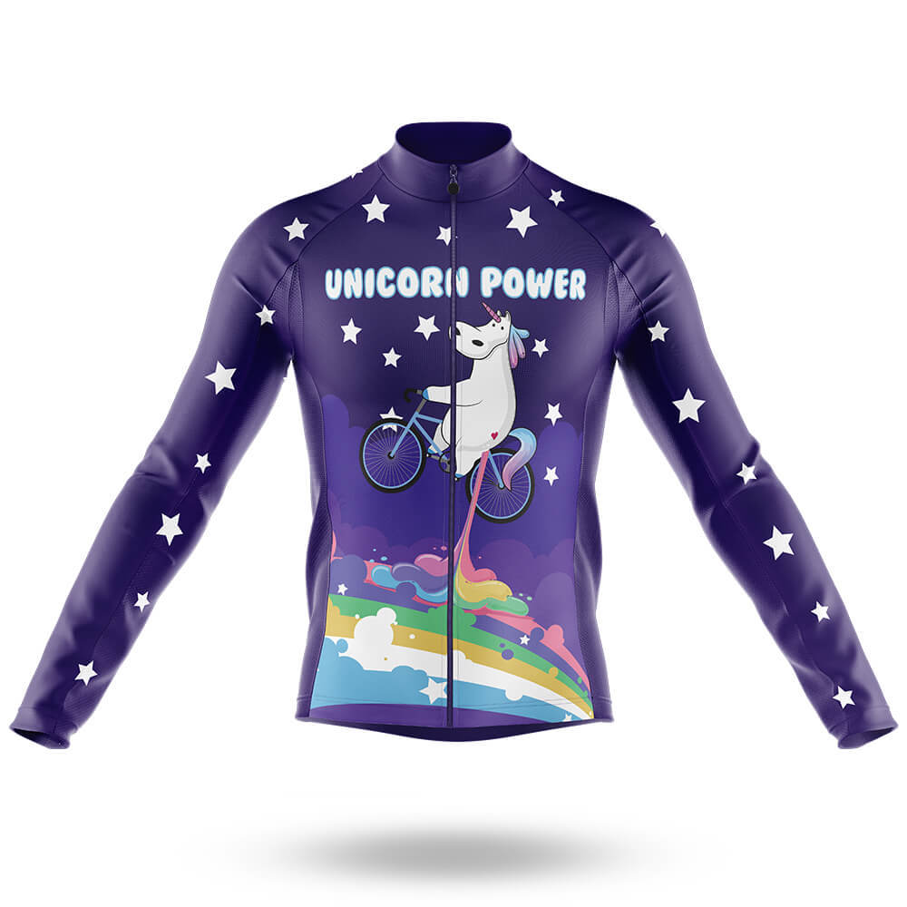 Unicorn Power - Men's Cycling Kit-Long Sleeve Jersey-Global Cycling Gear