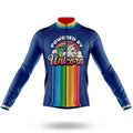 Powered By Unicorn - Men's Cycling Kit-Long Sleeve Jersey-Global Cycling Gear