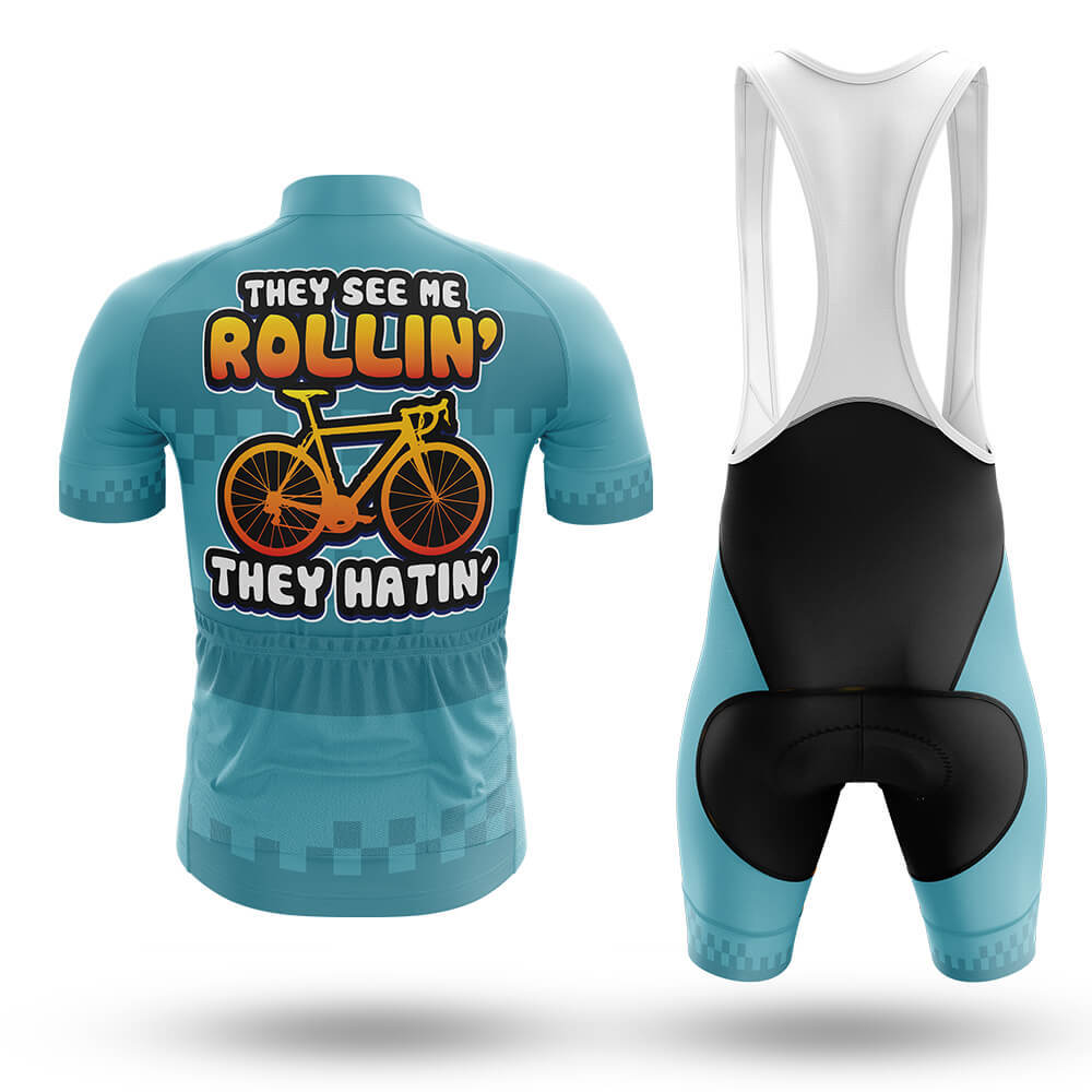 They See Me Rollin' - Men's Cycling Kit-Full Set-Global Cycling Gear