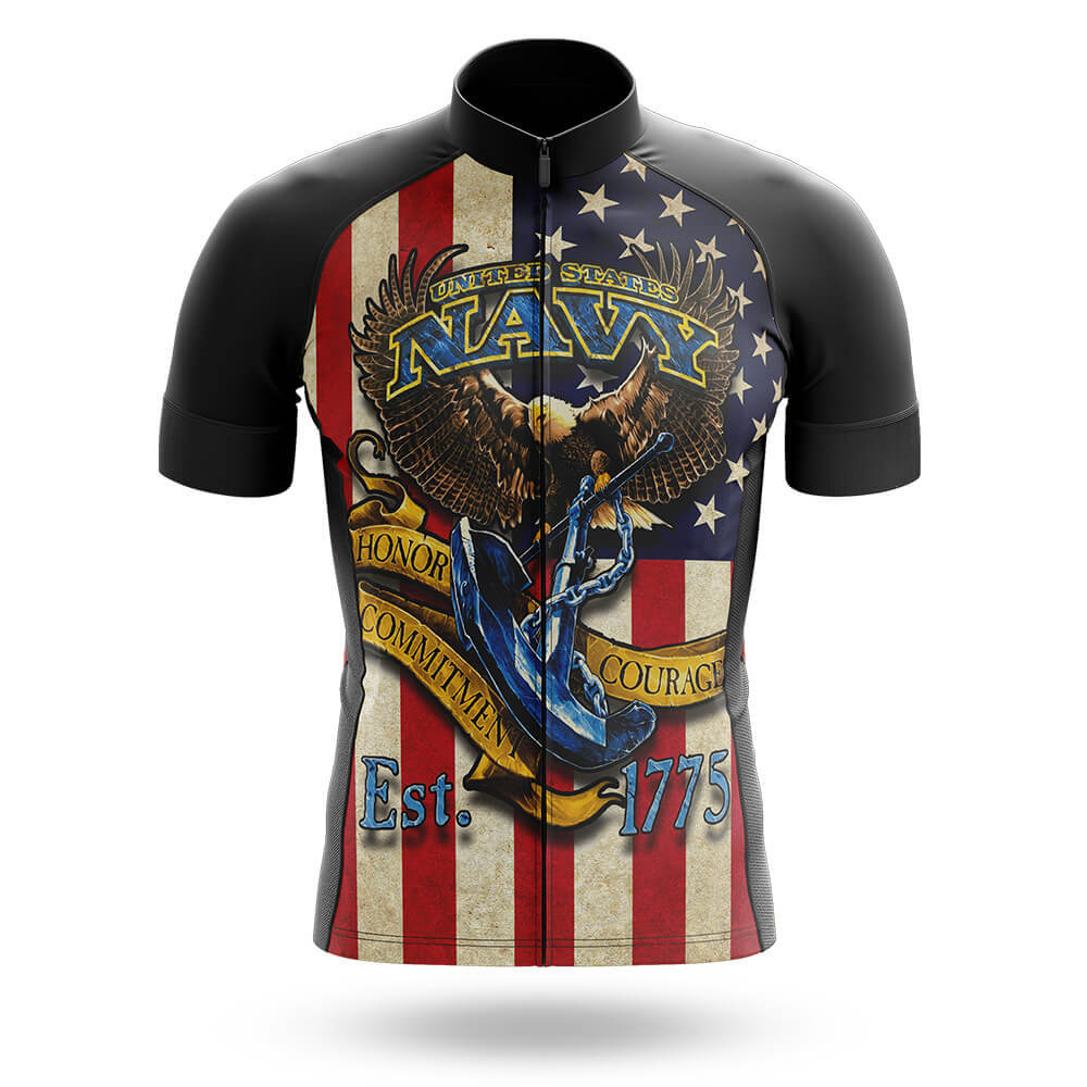 US Navy Cycling Jersey-Style 4-Global Cycling Gear
