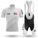 USA S5 White - Men's Cycling Kit-Full Set-Global Cycling Gear