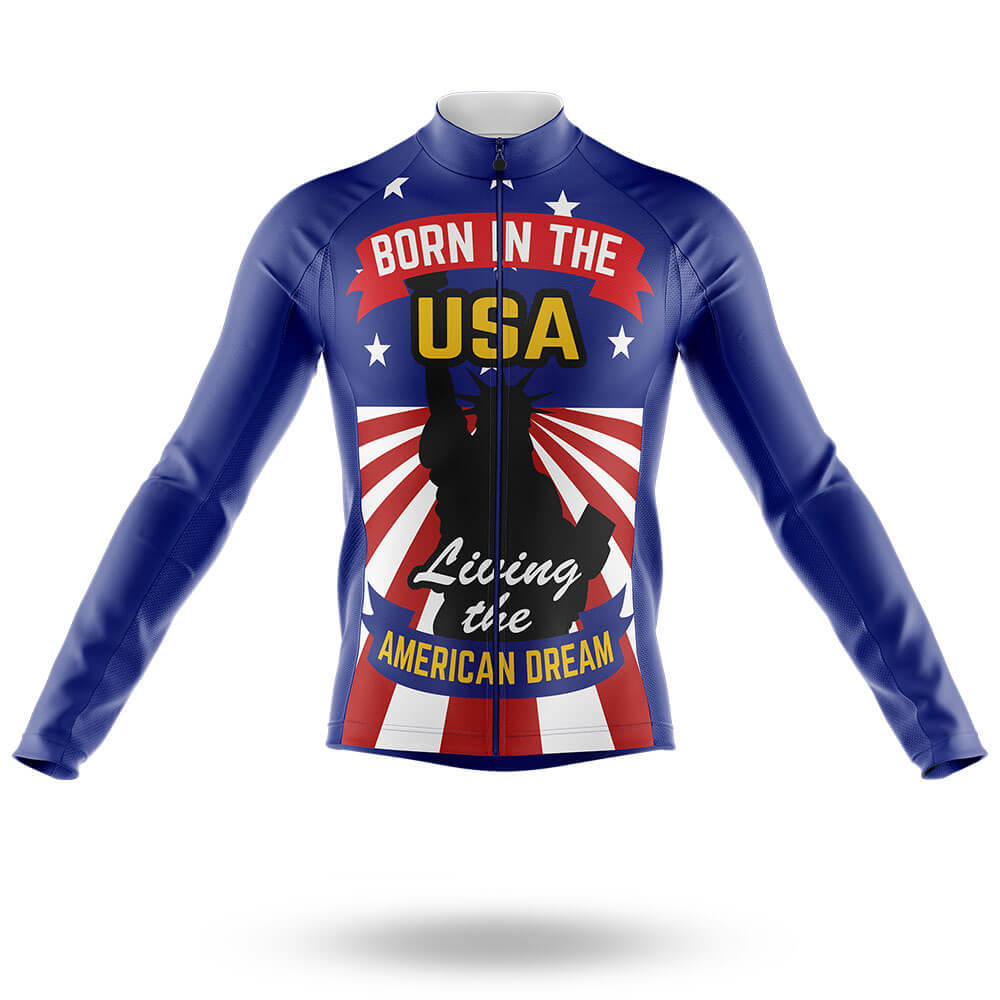 American Dream - Men's Cycling Kit-Long Sleeve Jersey-Global Cycling Gear