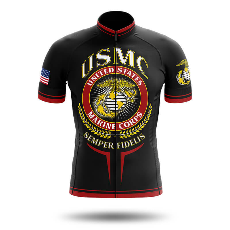 USMC Cycling Jersey-Style 1-Global Cycling Gear