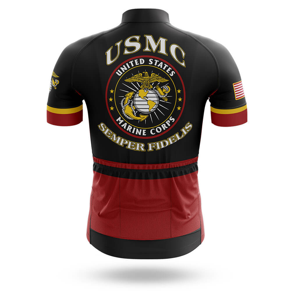 USMC Cycling Jersey-Style 1-Global Cycling Gear