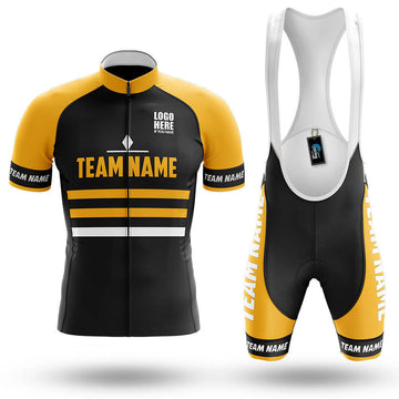 Custom Team Name V2 - Men's Cycling Kit-Full Set-Global Cycling Gear