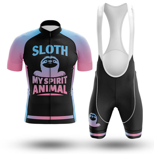 Sloth - My Spirit Animal - Men's Cycling Kit-Full Set-Global Cycling Gear