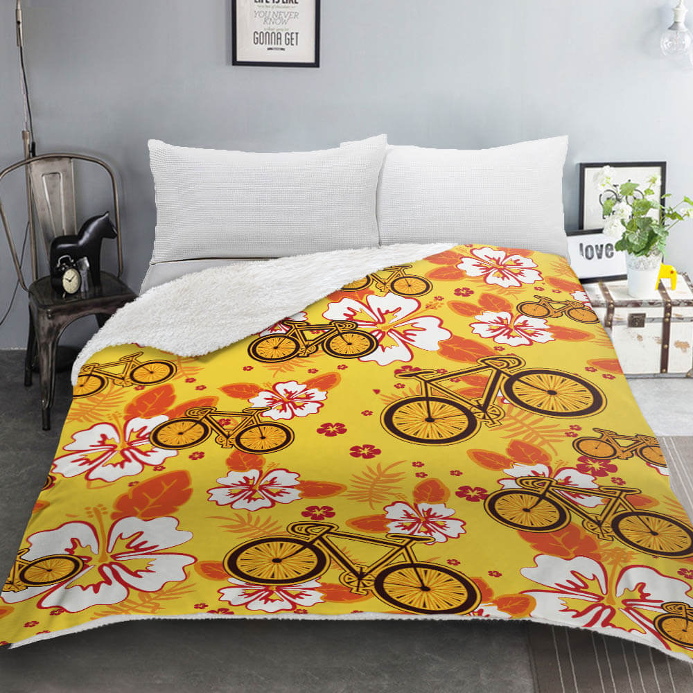 Hawaiian Style V4 - Blanket-Small (30"x40")-Global Cycling Gear