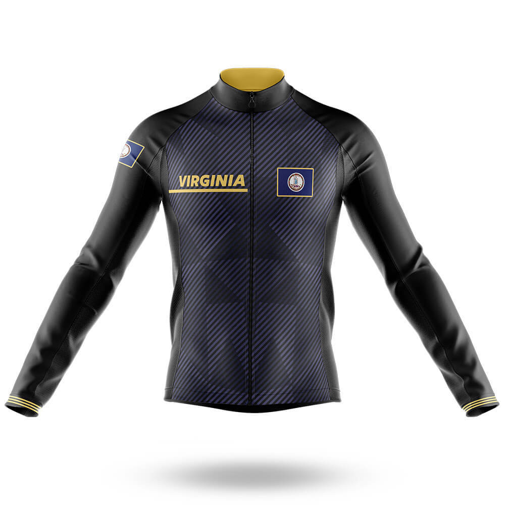 Virginia S2 - Men's Cycling Kit-Long Sleeve Jersey-Global Cycling Gear