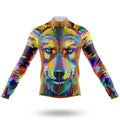 Colorful Wolf - Men's Cycling Kit-Long Sleeve Jersey-Global Cycling Gear