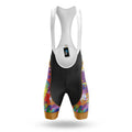 Colorful Wolf - Men's Cycling Kit-Bibs Only-Global Cycling Gear