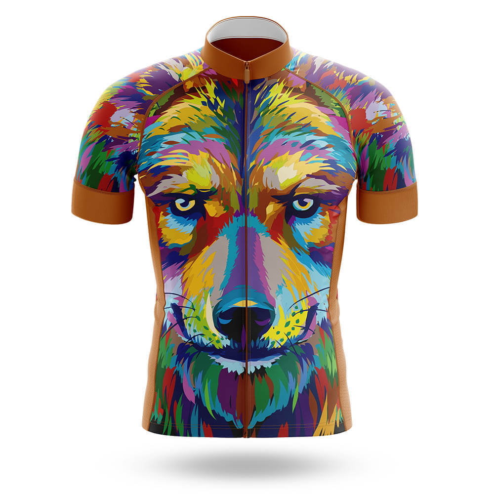 Colorful Wolf - Men's Cycling Kit-Jersey Only-Global Cycling Gear