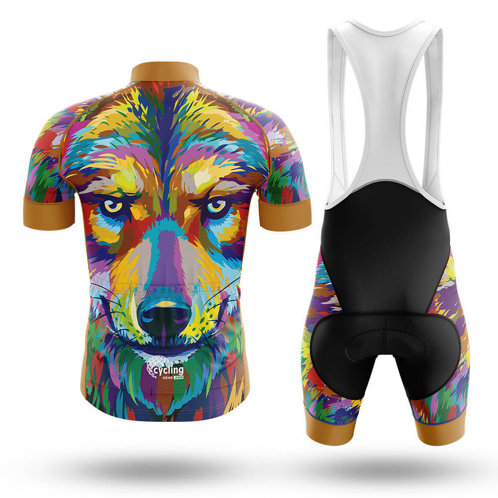 Colorful Wolf - Men's Cycling Kit-Full Set-Global Cycling Gear