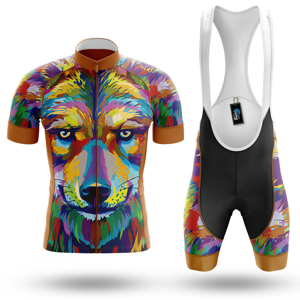 Colorful Wolf - Men's Cycling Kit-Full Set-Global Cycling Gear