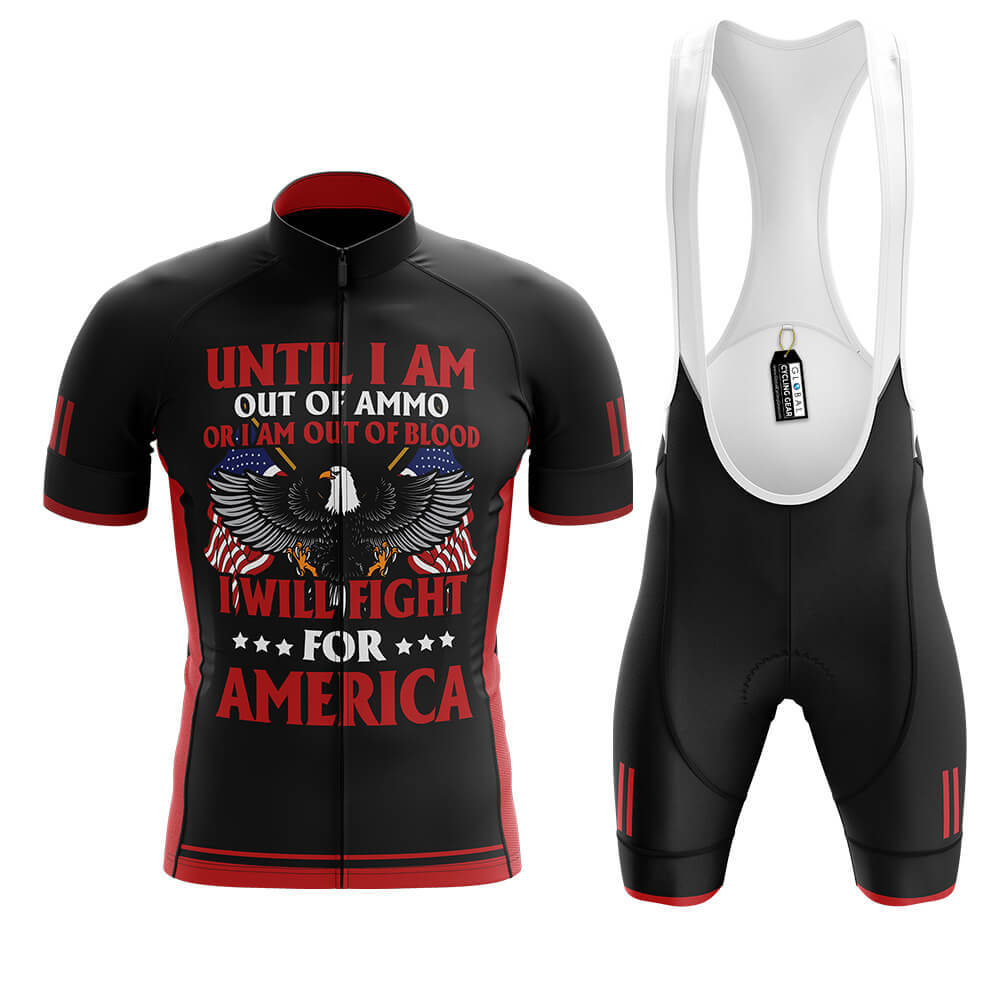I Will Fight For America - Men's Cycling Kit-Full Set-Global Cycling Gear