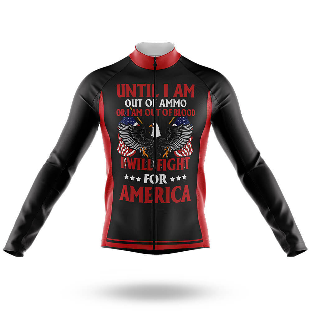 I Will Fight For America - Men's Cycling Kit-Long Sleeve Jersey-Global Cycling Gear