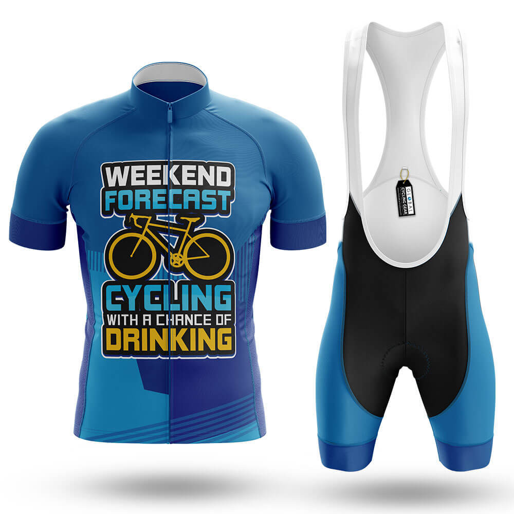 Cycling Weekend Forecast - Men's Cycling Kit-Full Set-Global Cycling Gear