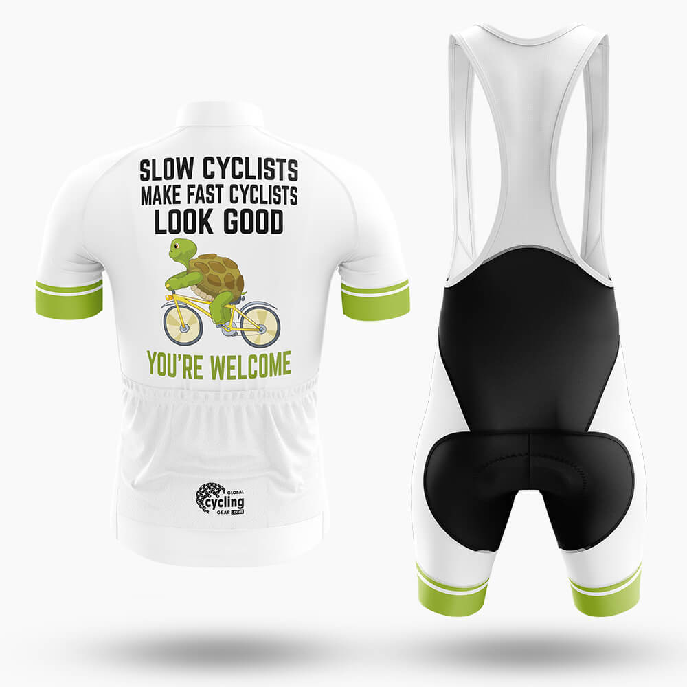Slow Cyclist - Men's Cycling Kit-Full Set-Global Cycling Gear