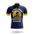 Wings On Your Feet - Men's Cycling Kit-Jersey Only-Global Cycling Gear