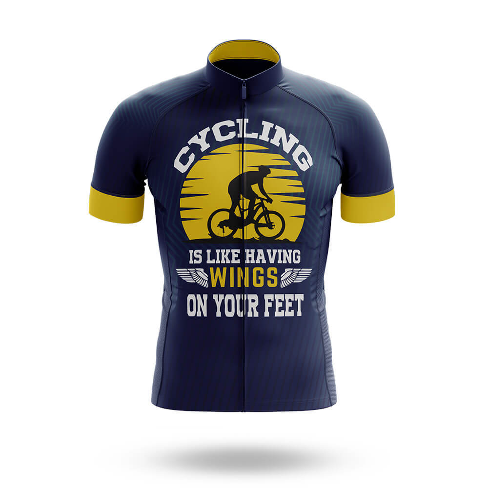 Wings On Your Feet - Men's Cycling Kit-Jersey Only-Global Cycling Gear