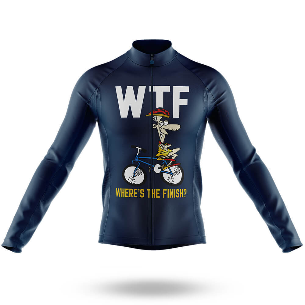 WTF - Men's Cycling Kit-Long Sleeve Jersey-Global Cycling Gear