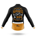 You Can't Buy Happiness - Men's Cycling Kit-Full Set-Global Cycling Gear