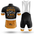 You Can't Buy Happiness - Men's Cycling Kit-Full Set-Global Cycling Gear