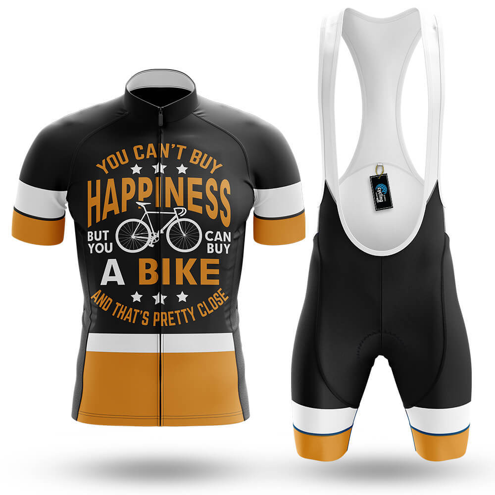 You Can't Buy Happiness - Men's Cycling Kit-Full Set-Global Cycling Gear