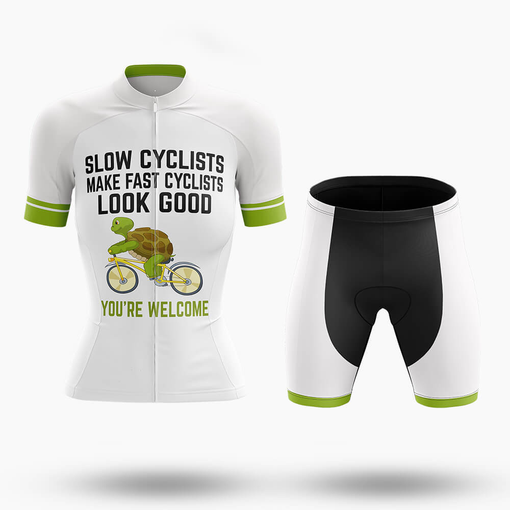 Slow Cyclist - Women's Cycling Kit-Full Set-Global Cycling Gear